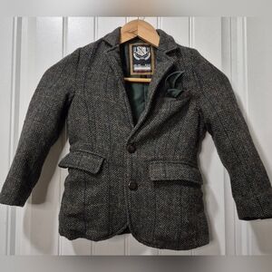 Next Children's Wool-Blend Herringbone Blazer